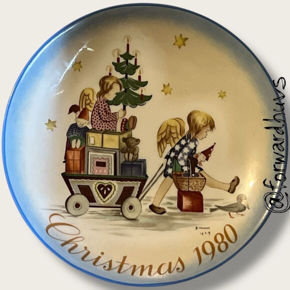1980 Schmid “Parade into Toyland” Christmas Plate – Berta Hummel - No Box - Picture 1 of 7